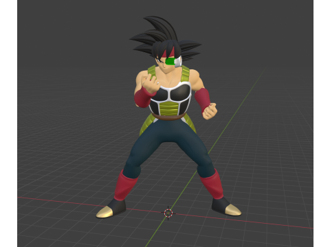 Bardock - Dragonball Z Modelo 3D