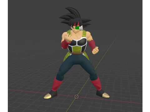 Bardock - Dragonball Z 3D Model