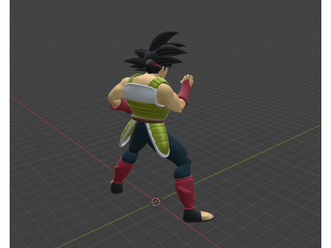 Bardock - Dragonball Z Modelo 3D