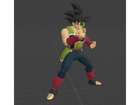 Bardock - Dragonball Z Modelo 3D