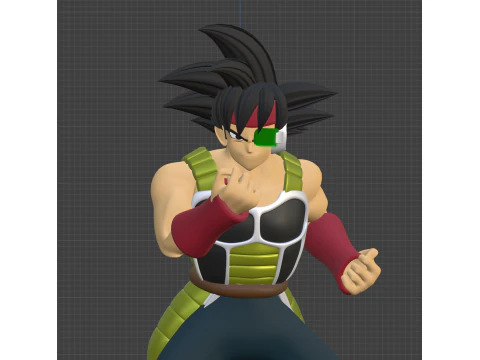 Bardock - Dragonball Z 3D Model
