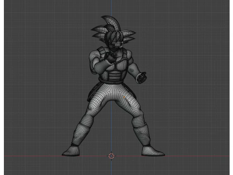 Bardock - Dragonball Z 3D Model