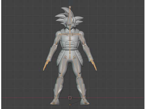 Bardock - Dragonball Z Modelo 3D