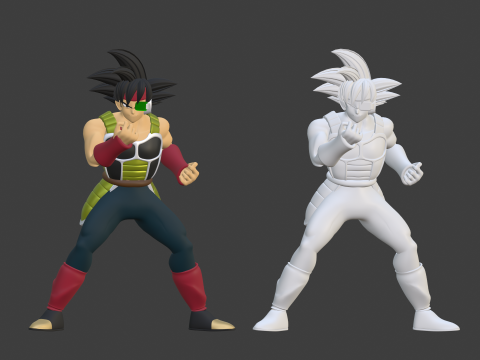 Bardock - Dragonball Z Modelo 3D