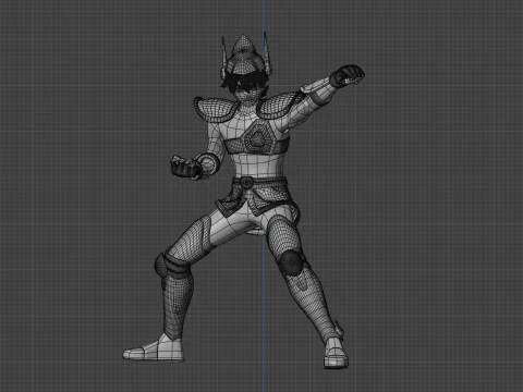 P&eacute;gase Seiya - Saint Seiya Modèle 3D
