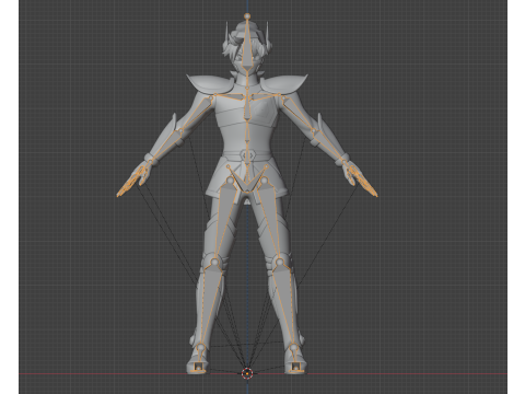 Pegasus Seiya - Saint Seiya Modello 3D