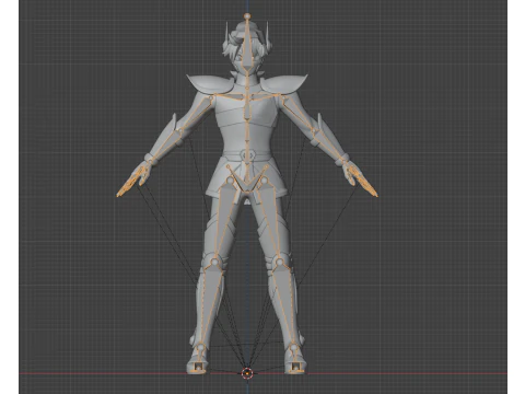 P&eacute;gase Seiya - Saint Seiya Modèle 3D