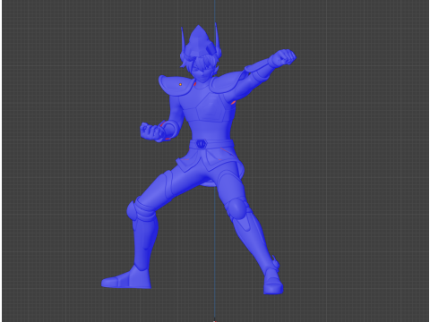 Pegasus Seiya - Saint Seiya Modello 3D