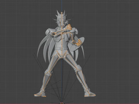 Dragon Shiryu - Saint Seiya 3D Model