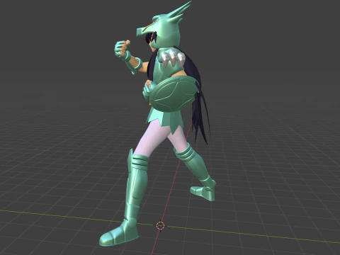 Dragon Shiryu - Saint Seiya 3D Model