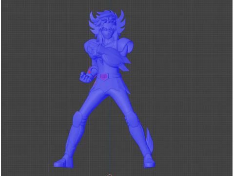 Cygnus Hyoga &ndash; Heiliger Seiya 3D Modell
