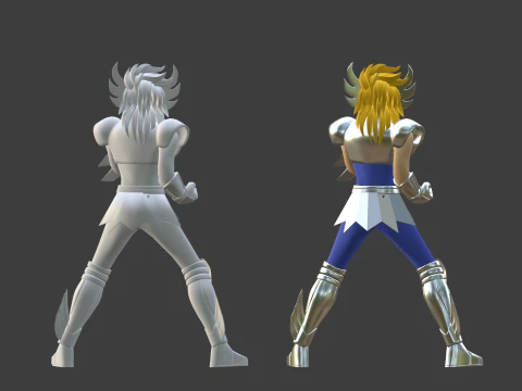 Cygnus Hyoga &ndash; Heiliger Seiya 3D Modell
