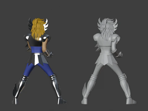 Cygnus Hyoga &ndash; Heiliger Seiya 3D Modell