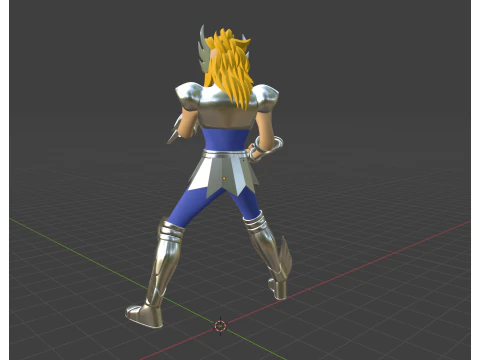 Cygnus Hyoga &ndash; Heiliger Seiya 3D Modell