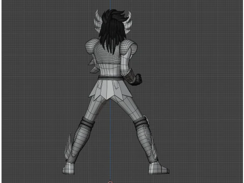 Cygnus Hyoga &ndash; Heiliger Seiya 3D Modell