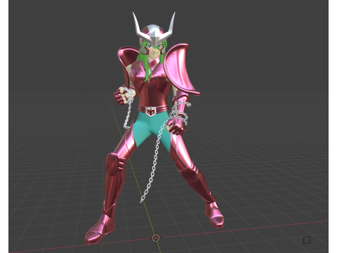 Andromeda Shun - Saint Seiya Model 3D