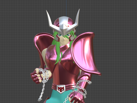 Andromeda Shun - Saint Seiya Model 3D