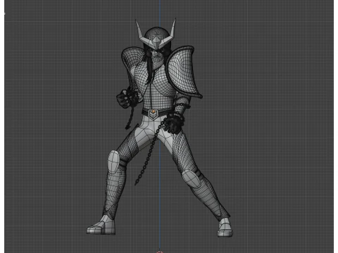 Andromeda Shun - Saint Seiya 3D Model