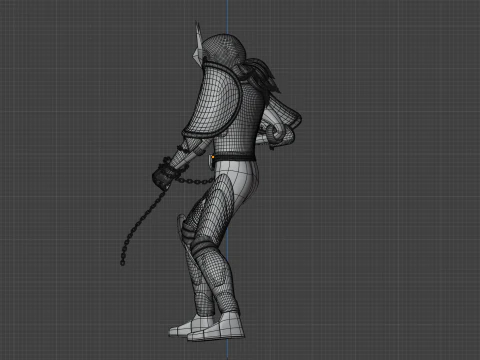 Andromeda Shun - Saint Seiya 3D Model