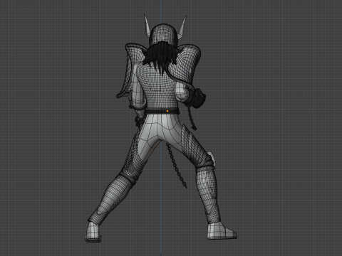 Andromeda Shun - Saint Seiya Model 3D