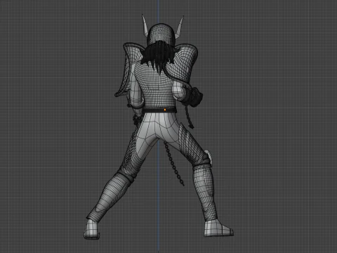 Andromeda Shun - Saint Seiya 3D Model