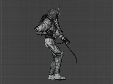 Andromeda Shun - Saint Seiya 3D Model