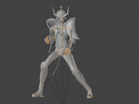 Andromeda Shun - Saint Seiya Model 3D
