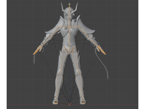 Andromeda Shun - Saint Seiya Model 3D