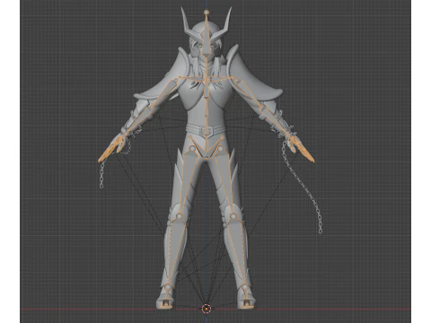 Andromeda Shun - Saint Seiya 3D Model