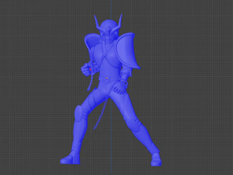 Andromeda Shun - Saint Seiya 3D Model