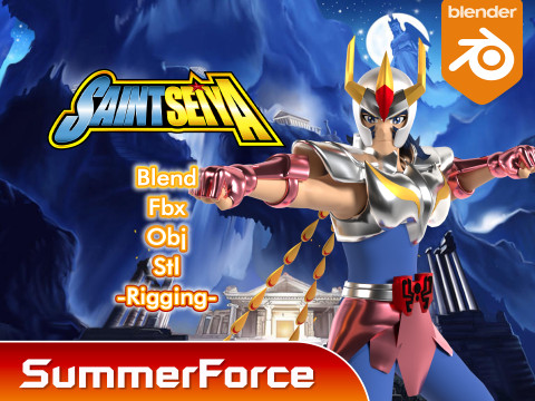 Phoenix Ikki - Saint Seiya 3D Model