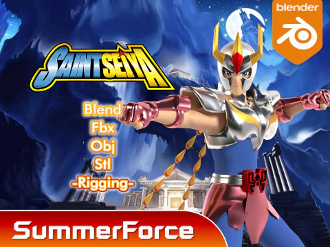 Phoenix Ikki &ndash; Święta Seiya Model 3D