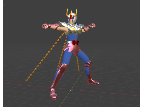 Phoenix Ikki - Saint Seiya 3D Модель