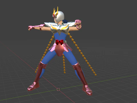 Phoenix Ikki - Saint Seiya 3D Model