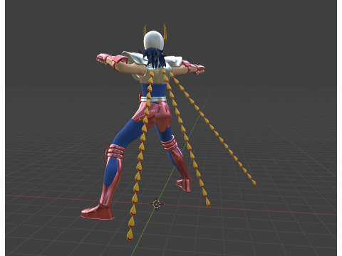 Phoenix Ikki - Saint Seiya 3D Модель