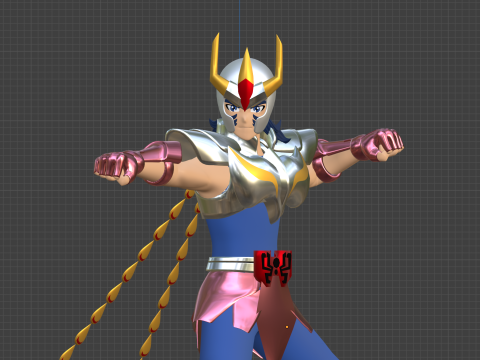 Phoenix Ikki - Saint Seiya 3D Модель