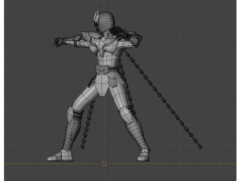 Phoenix Ikki - Saint Seiya 3D Модель