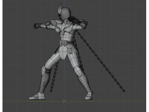 Phoenix Ikki - Saint Seiya 3D Model