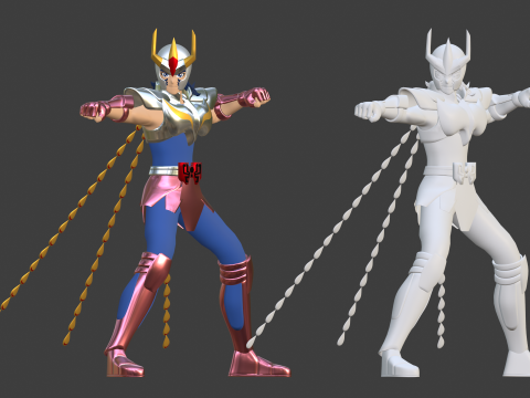 Phoenix Ikki - Saint Seiya 3D Модель