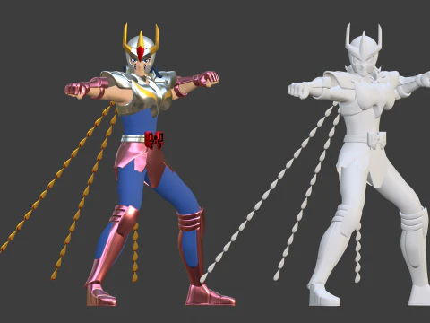 Phoenix Ikki - Saint Seiya 3D Model