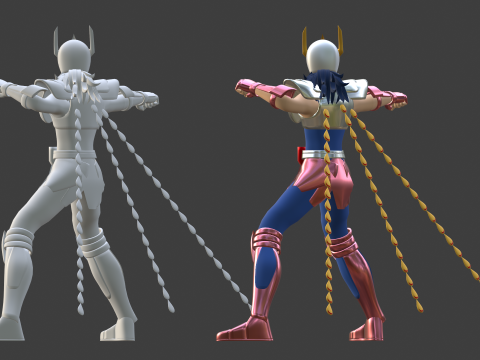 Phoenix Ikki - Saint Seiya 3D Модель