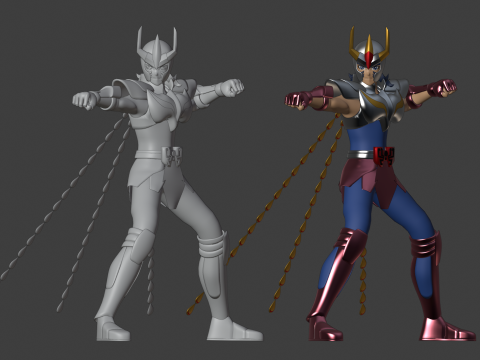 Phoenix Ikki - Saint Seiya 3D Модель