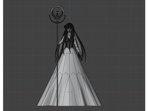 Saori Kido - Saint Seiya Modelo 3D