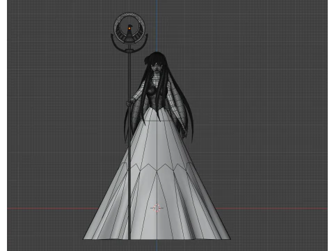 Saori Kido - Saint Seiya 3D Model