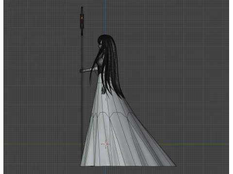 Saori Kido - Saint Seiya 3D Model