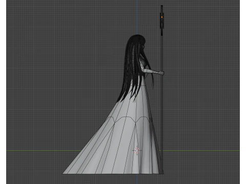 Saori Kido - Saint Seiya 3D Model