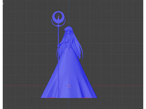 Saori Kido - Saint Seiya 3D Model