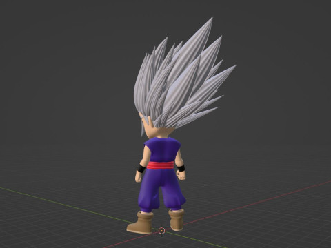 Gohan Beast SD - Dragonball Super Modèle 3D