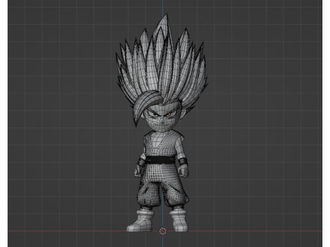 Gohan Beast SD - Dragonball Super Modèle 3D