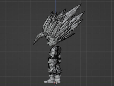 Gohan Beast SD - Dragonball Super Modèle 3D
